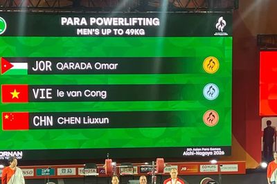 Đô cử Lê Văn Công giành Huy chương Bạc tại Asian Para Games 2026