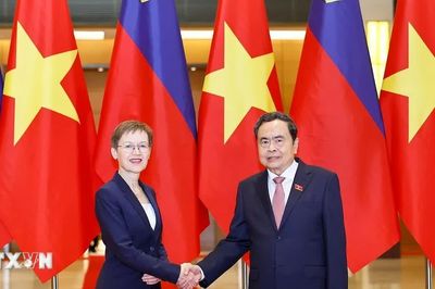 Chủ tịch Quốc hội Trần Thanh Mẫn hội kiến Thủ tướng Công quốc Liechtenstein