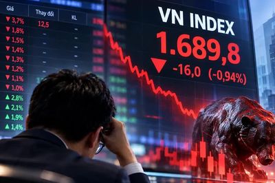 Bảng điện xanh, VN Index vẫn 'bốc hơi' 16 điểm