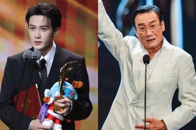 Đàn Kiện Thứ tranh Ảnh đế Kim Kê cùng Lương Gia Huy và Ngô Lỗi