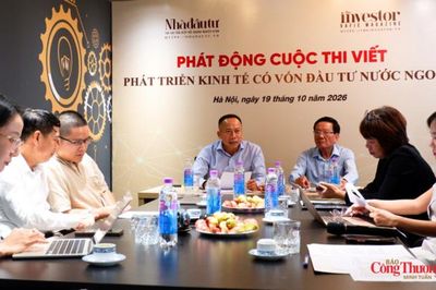 Phát động cuộc thi viết 'Phát triển kinh tế có vốn đầu tư nước ngoài'