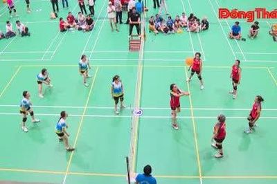 Sôi nổi Giải bóng chuyền hơi nữ THĐT - Cúp SCTV 2026