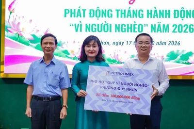 Phường Quy Nhơn huy động trên 360 triệu ủng hộ Quỹ “Vì người nghèo”