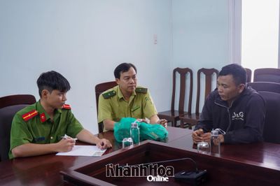 Bắt quả tang người giăng 60m lưới bẫy chim hoang dã tại phường Hòa Thắng