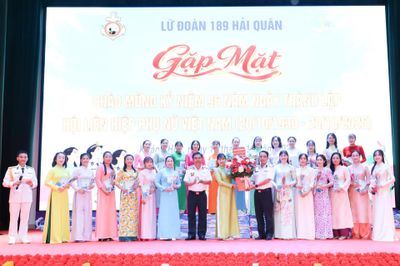 Lữ đoàn 189 tổ chức nhiều hoạt động chào mừng Ngày Phụ nữ Việt Nam