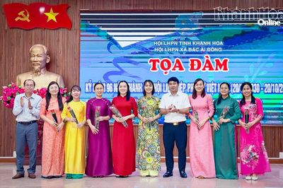 Xã Bác Ái Đông tọa đàm kỷ niệm 96 năm Ngày thành lập Hội Liên hiệp Phụ nữ Việt Nam
