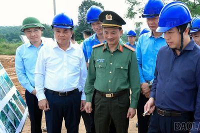 Thường trực Tỉnh ủy kiểm tra tiến độ triển khai hai khu công nghiệp tại Gia Phú