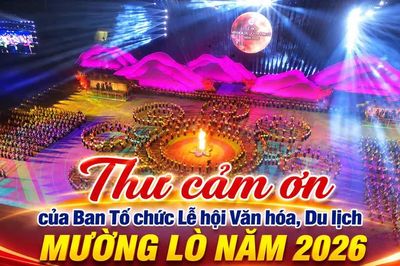Thư cảm ơn của Ban Tổ chức Lễ hội Văn hóa, Du lịch Mường Lò năm 2026