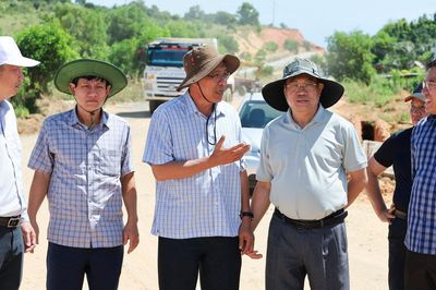 Lãnh đạo UBND tỉnh Lâm Đồng kiểm tra tiến độ các dự án hạ tầng trọng điểm phía Đông