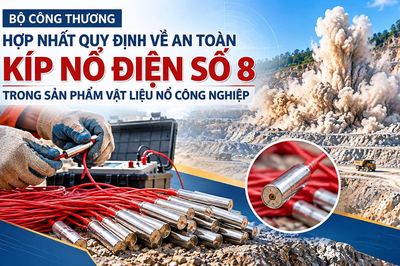 Bộ Công Thương hợp nhất quy định về an toàn kíp nổ điện số 8