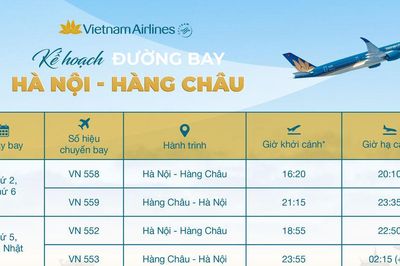 Vietnam Airlines mở đường bay thẳng từ Hà Nội đến 'thiên đường hạ giới' Hàng Châu