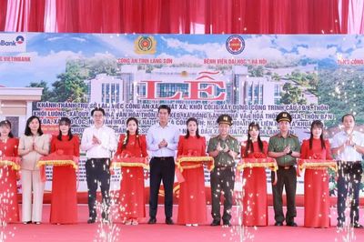 Công an Lạng Sơn khánh thành trụ sở Công an xã và khởi công chuỗi công trình an sinh