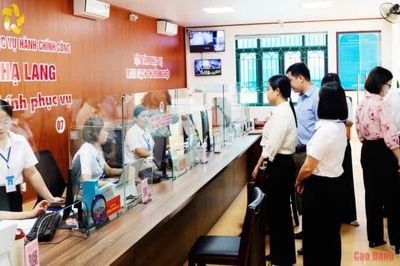 Chuyển đổi số ở xã Hạ Lang - giảm thời gian, tăng sự hài lòng