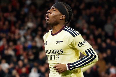 Arsenal thắng Nottingham Forest 1-0: Madueke ghi bàn may mắn