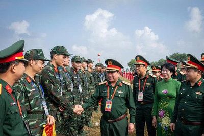 Hơn 1.700 vận động viên các trường Quân đội tham gia Hội thao thể thao