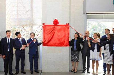 Gắn biển lưu niệm tuyến đường sắt đô thị số 3: Dấu ấn hợp tác Việt Nam - Pháp