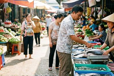 Chồng nói đi câu cá, vợ không ngờ một lần đi chợ lại phơi bày lời nói dối của anh