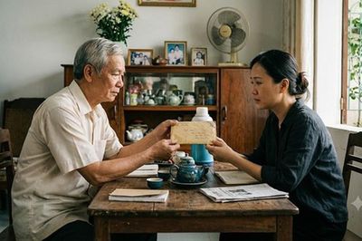 Ở tuổi 70, bố bất ngờ muốn tìm lại một người phụ nữ mà cả gia đình chưa từng nghe tên