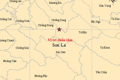 Vừa động đất mạnh 4.2 độ ở Sơn La