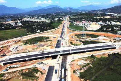 Thi công nước rút trên công trình Nút giao QL14B với cao tốc Đà Nẵng - Quảng Ngãi