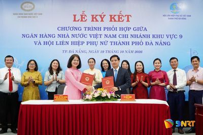 Ngân hàng Nhà nước chi nhánh Khu vực 9 và Hội LHPN Đà Nẵng ký kết chương trình phối hợp