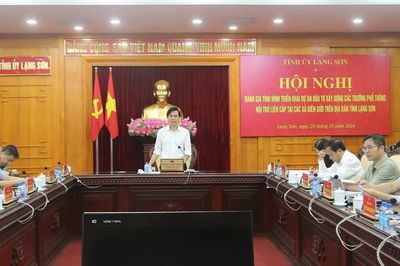 Lạng Sơn: Đẩy nhanh tiến độ xây dựng 7 trường phổ thông nội trú liên cấp tại các xã biên giới