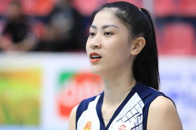 Những bóng hồng xinh đẹp tại giải bóng chuyền quốc gia