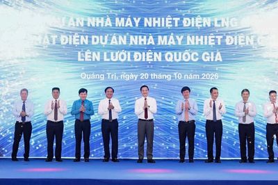 EVN khởi công nhà máy điện khí LNG hơn 40.000 tỷ, công bố phát điện Quảng Trạch