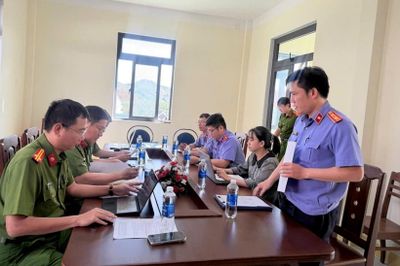VKSND khu vực 8, tỉnh Quảng Ngãi kiểm sát nguồn tin tội phạm tại Công an xã