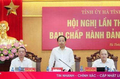 Ban Chấp hành Đảng bộ tỉnh Hà Tĩnh cho ý kiến các nội dung thuộc thẩm quyền