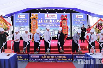 Khởi công Cụm công nghiệp Quảng Yên
