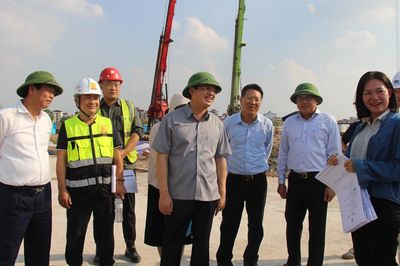 Chủ tịch UBND thành phố Bắc Ninh Phạm Hoàng Sơn kiểm tra tiến độ các dự án nhà ở xã hội
