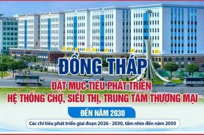 Đồng Tháp đặt mục tiêu phát triển hệ thống chợ, siêu thị, trung tâm thương mại đến năm 2030