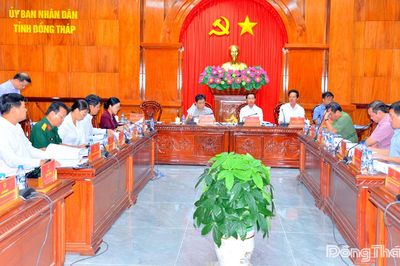 Chủ tịch UBND tỉnh Nguyễn Thanh Nhàn: Rà soát khả năng giải ngân vốn đầu tư công của từng chủ đầu tư, dự án