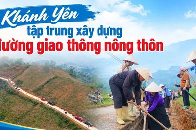Khánh Yên tập trung xây dựng đường giao thông nông thôn