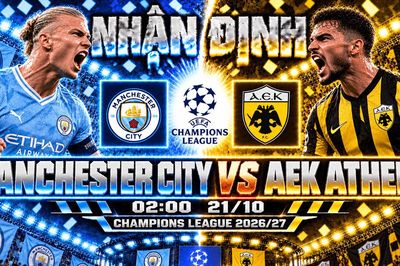 Nhận định bóng đá Manchester City vs AEK Athens: Haaland bỏ ngỏ, Maresca tìm lời giải tại Etihad