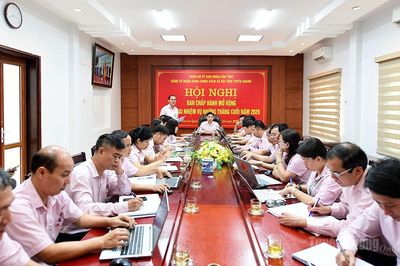 Đảng ủy Ngân hàng CSXH tỉnh tập trung xây dựng 'Chi bộ bốn tốt', 'Đảng bộ bốn tốt'