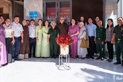 Khánh thành Nhà Đại đoàn kết cho hộ khó khăn ở Thủy Xuân