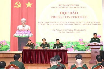 44 đoàn với 30 nước đăng ký tham dự Triển lãm Quốc phòng 2026