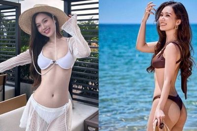 Mỹ nhân phim VTV khoe vóc dáng 'vạn người mê' sau sinh cùng bikini, nhan sắc ngày càng 'mòn con mắt'