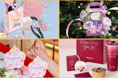 Các thương hiệu trà sữa, bánh ngọt làm gì để hút khách dịp 20/10?