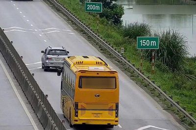 Từ hôm nay, CSGT xử phạt xe chạy 'rùa bò' bám làn trái cao tốc Cầu Giẽ - Cao Bồ