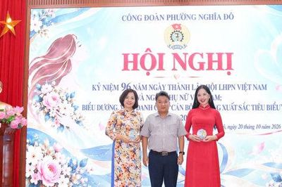 Phường Nghĩa Đô: Tôn vinh những cán bộ nữ công tiêu biểu, sáng tạo