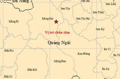 Sau rung lắc mạnh ở Sơn La, Quảng Ngãi lại động đất liên tiếp