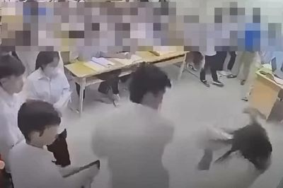 Xác minh, làm rõ vụ học sinh lớp 12 đánh giáo viên ngay trên lớp