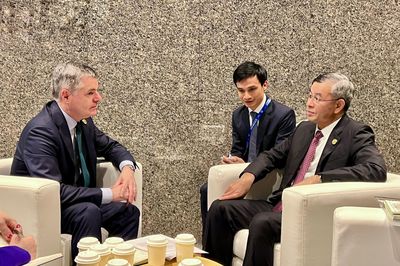 Bộ trưởng Tài chính Ngô Văn Tuấn làm việc với CEO Ngân hàng Thế giới