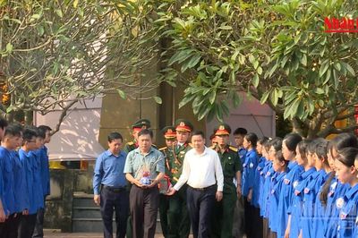 [Video] Trang trọng lễ truy điệu, an táng hai hài cốt liệt sĩ ở Phú Thọ