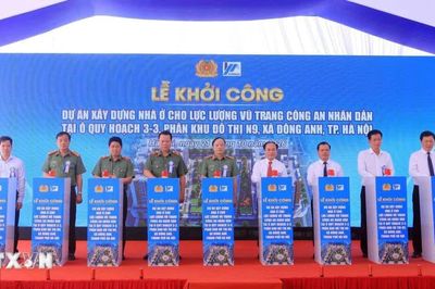 Hà Nội: Khởi công Dự án nhà ở cho lực lượng Công an nhân dân tại Đông Anh
