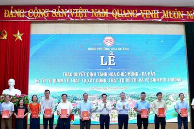Phường Hòa Khánh thành lập 52 tổ tự quản về trật tự xây dựng, đô thị và vệ sinh môi trường