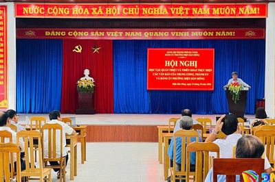 Phường Điện Bàn Đông quán triệt các nghị quyết, quy định mới của Đảng